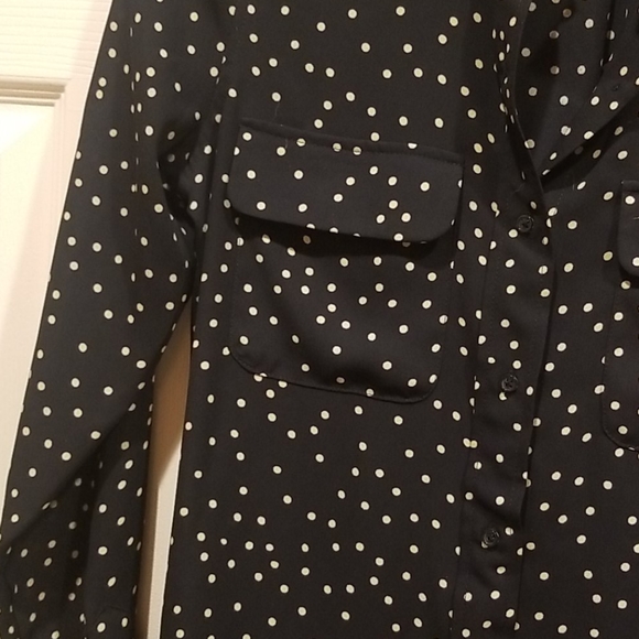 Who What Where Black Blouse Size XS - Picture 2 of 5
